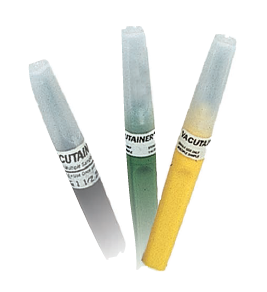 Aguja para toma multiple, 22G x 38mm (Negra) B.D. caja c/100