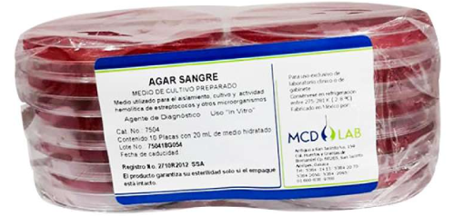 PLACA AGAR SAL Y MANITOL MCDLAB PIEZA