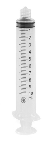 JERINGA DE 10ml SIN AGUJA C/100 DENTILAB