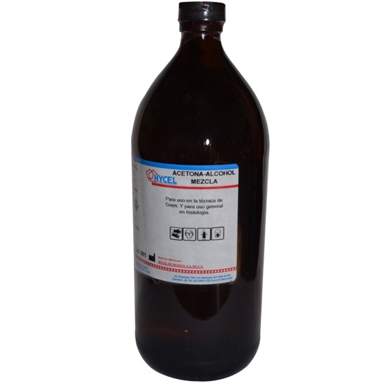 ACETONA ALCOHOL MEZCLA 500 ML HYCEL