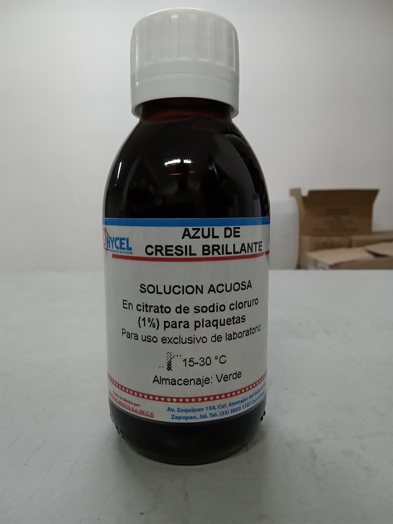 AZUL DE CRESIL BRILLANTE 125 ML. HYCEL