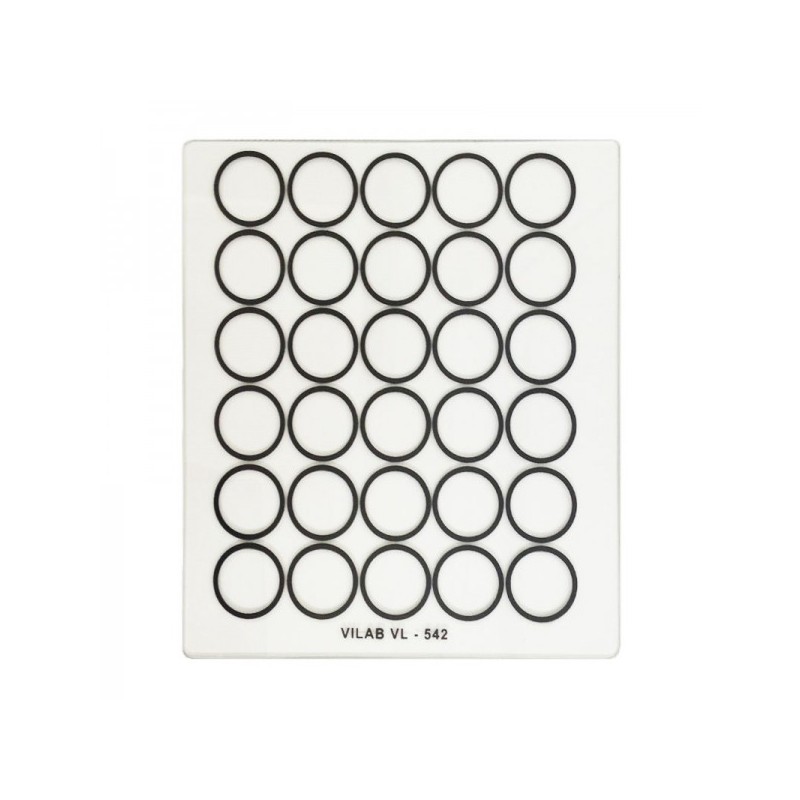 PLACA DE REACCIONES CON 30 ANILLOS  VILAB