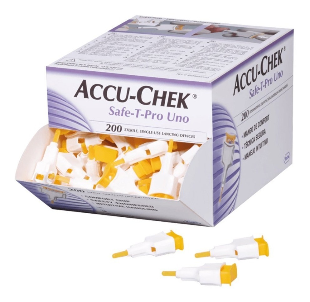 Lancetas Accu-Chek Safe-T-Pro UNO C/200 PZ. ROCHE