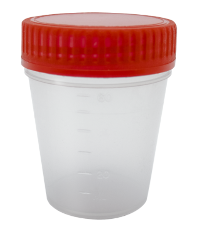 VASO RECOLECTOR ESTERIL 60 ML P.W.