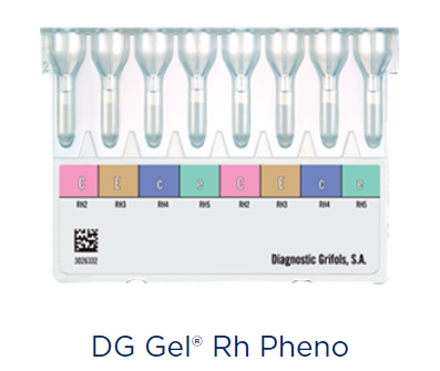 DG-Gel RhPheno caja con 50 Tarjetas LICON