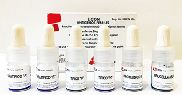LICON Equipo Anti­genos Febriles, sin controles 6 x 5 ml.