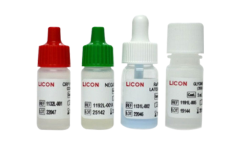LICON RaPET PCR -Proteina C Reactiva Metodo Directo-, latex en placa, incluye control positivo y negativo 50 dt.