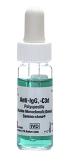 Suero de Coombs Monoclonal-Poliespeci­fico (Anti lgG-C3d) 10 ml. LICON