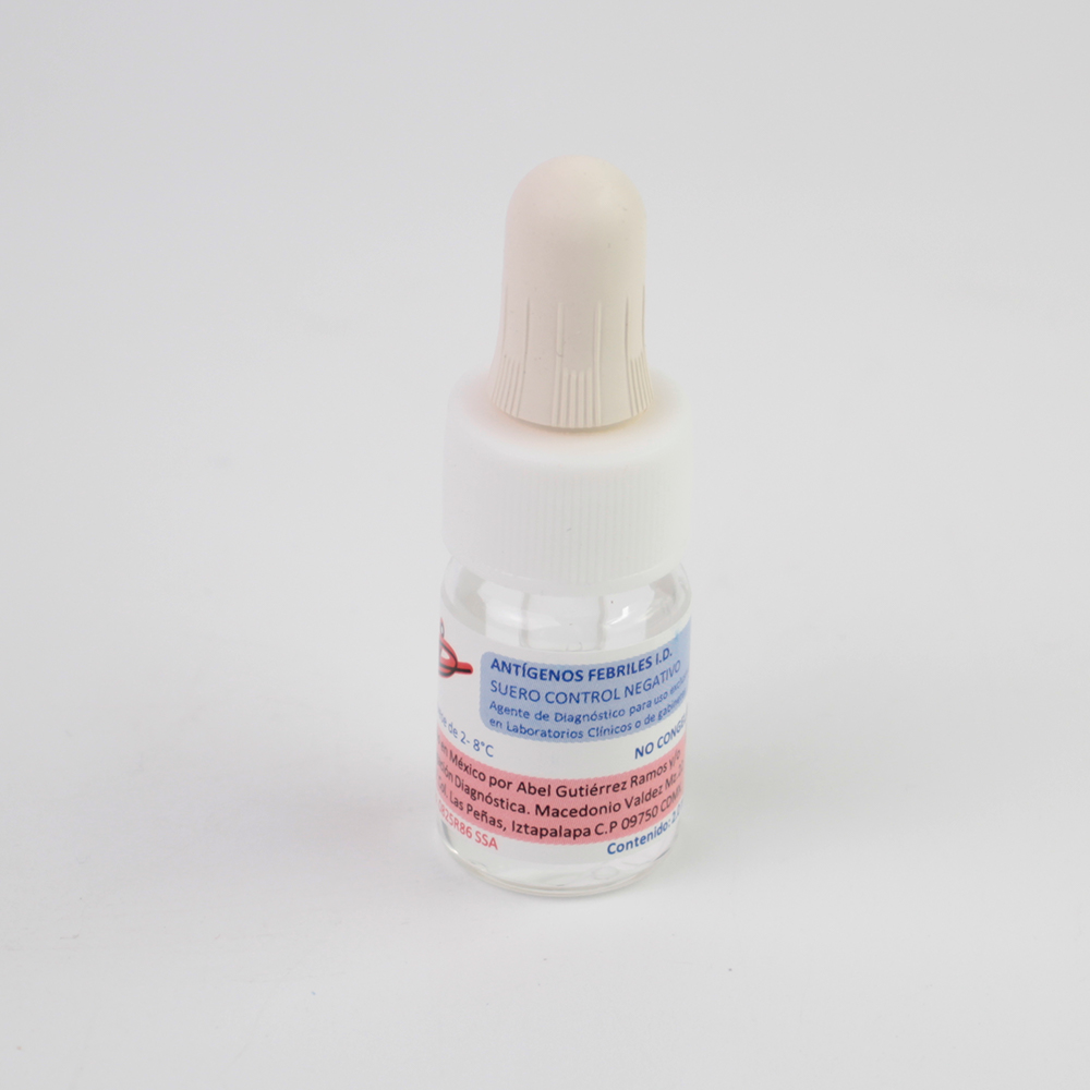 FRASCO DE SUERO CONTROL NEGATIVO 5ml I.D.