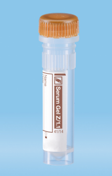 Microtubo preparado muestra de 1.1ml Suero Gel, TR SARSTEDT