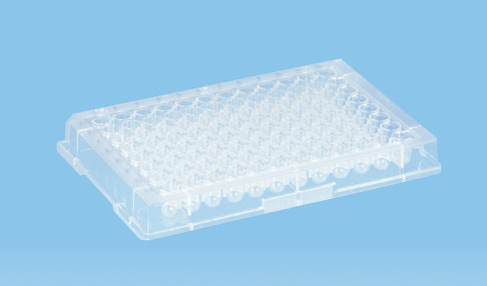 Placa ELISA, PS, 96 pocillos, FR, Adherencia Alta SARSTEDT