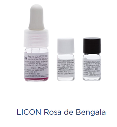 [123] LICON Antigeno teñido con Rosa de Bengala, suero control positivo y negativo_ 5 ml.