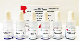 [132] LICON Equipo Anti­genos Febriles, sin controles 6 x 5 ml.