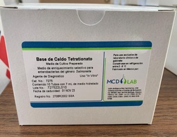 [PT7275] Base de Caldo Tetrationato Caja/10 Tubos MCD LAB