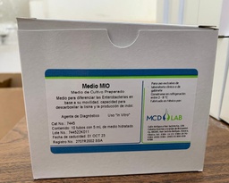 [PT7445] Medio MIO Caja/10 Tubos MCD LAB
