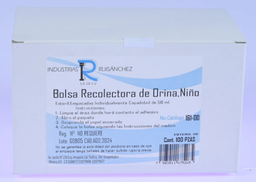 [161-00] Bolsa Recoleccora de Orina (EEI) Niño 100 pzas I.R.