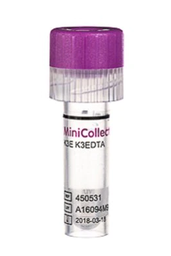 [TC-450532] MiniCollect MICROTUBO LILA 025/05 ml K2E K2EDTA  NIPRO