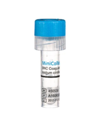 [TC-450413] MiniCollect TUBE 1 ml 9NC Coagulation sodium citrate 32% light blue cap NIPRO