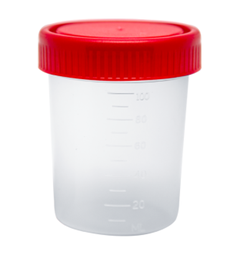 [PW001] VASO RECOLECTOR 120 ML ESTERIL PZA PLASTIC WORLD